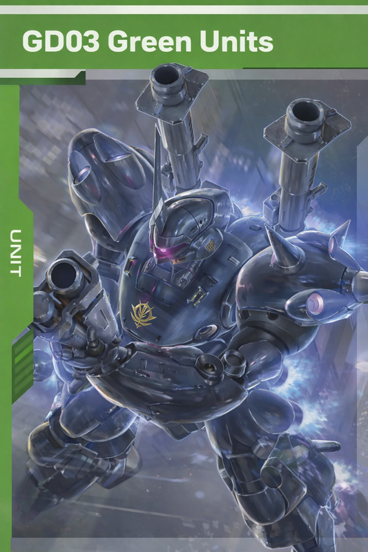 Gundam - Steel Requiem - Green Units