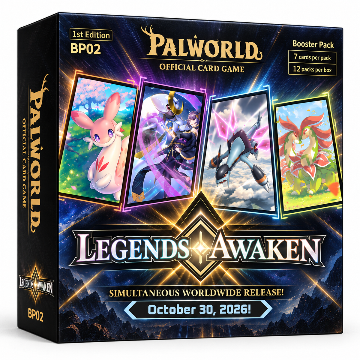 [Palworld OFFICIAL CARD GAME] BP02 Legends Awaken - Booster Box