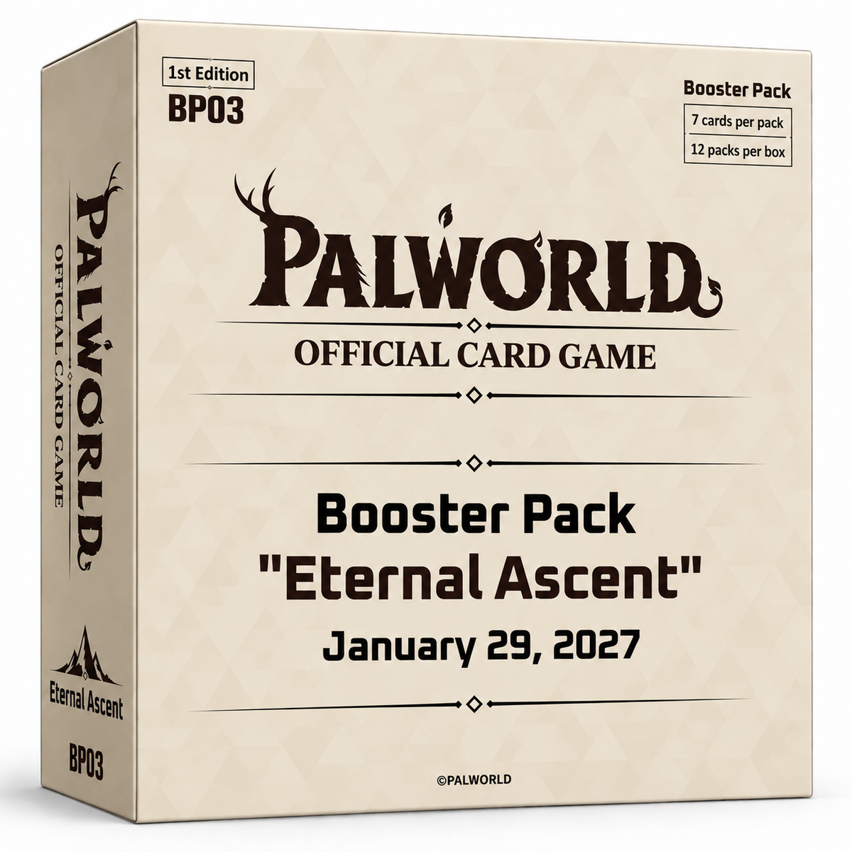 [Palworld OFFICIAL CARD GAME] BP03 Eternal Ascent - Booster Box