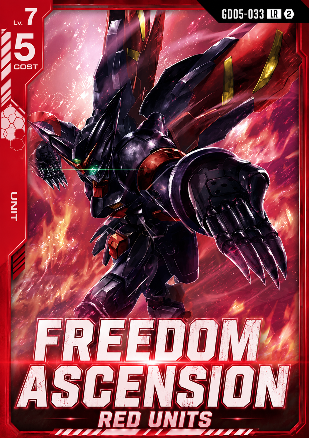 Gundam - Freedom Ascension - Red Units