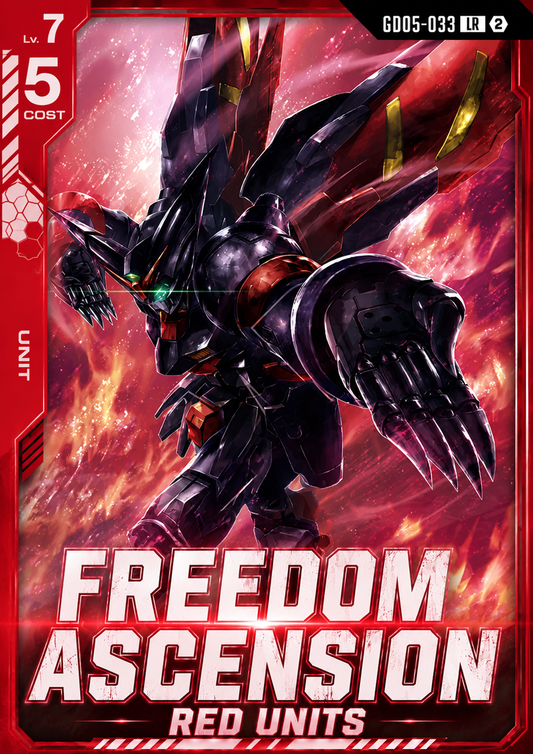Gundam - Freedom Ascension - Red Units