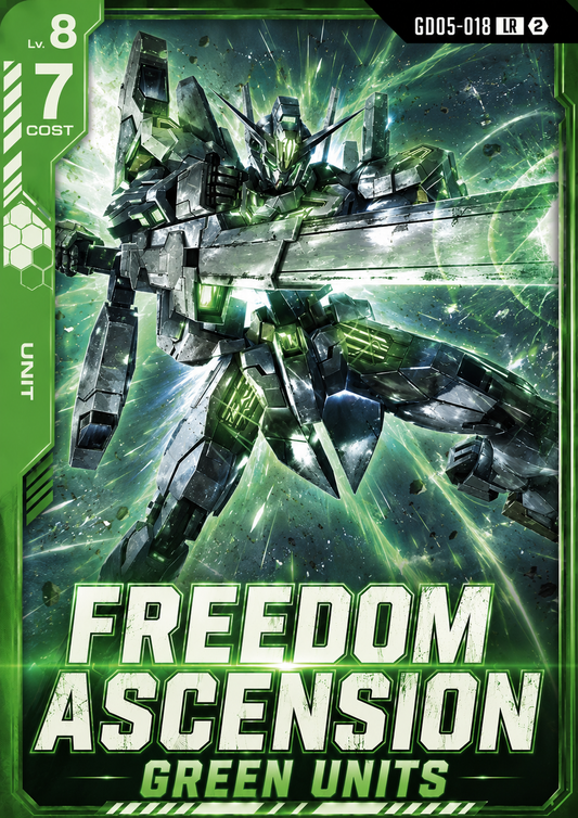 Gundam - Freedom Ascension - Green Units