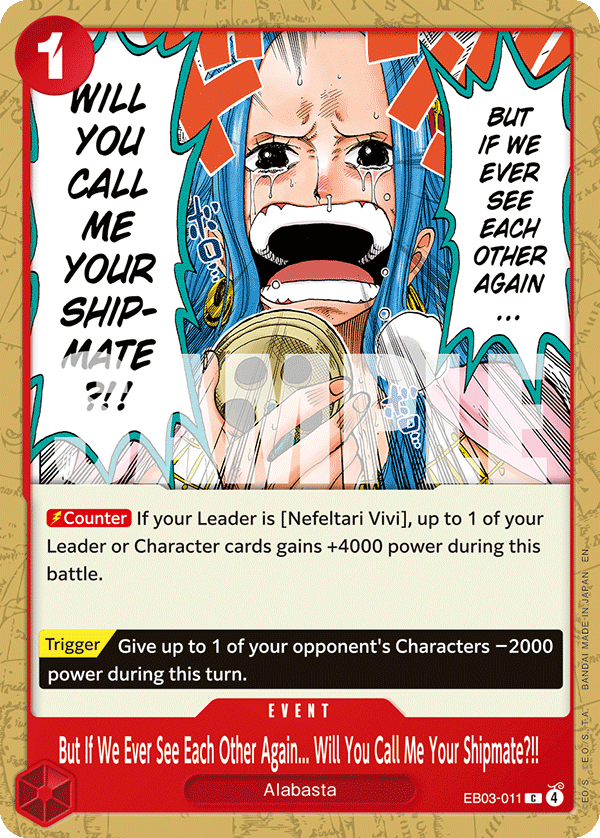 ONE PIECE HEROINES EDITION- [EB-03] Singles (All Colours)