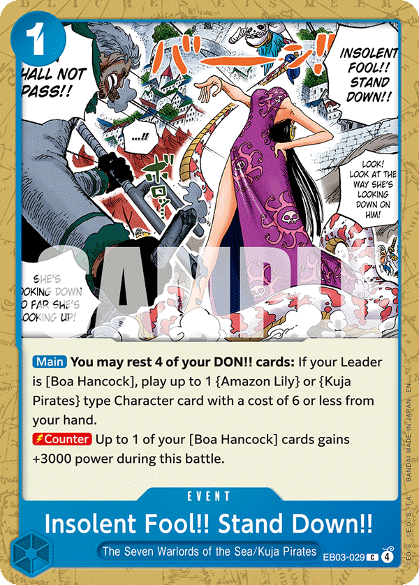 ONE PIECE HEROINES EDITION- [EB-03] Singles (All Colours)