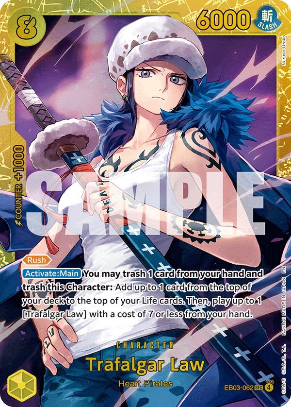 ONE PIECE HEROINES EDITION- [EB-03] Singles (All Colours)