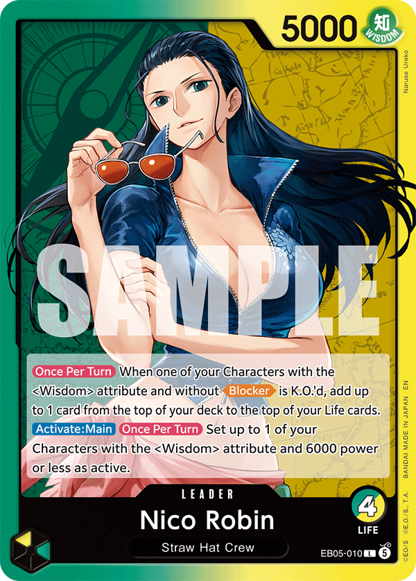 ONE PIECE HEROINES EDITION- [EB-05] Singles (All Colours)