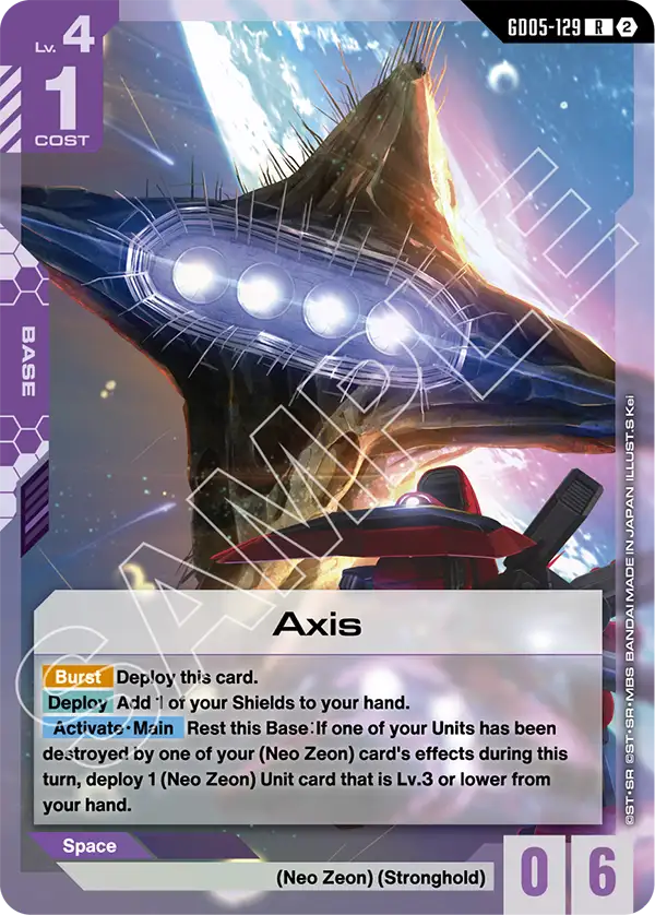 Gundam - Freedom Ascension - Bases and Tokens