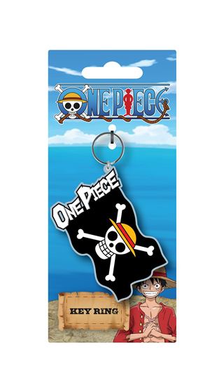 One Piece - Flag - Moulded Keyring