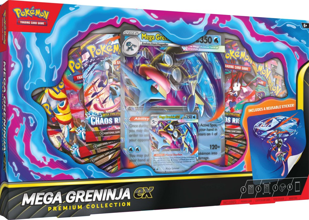 Pokémon TCG: Mega Greninja ex Premium Collection (pick up in store only)