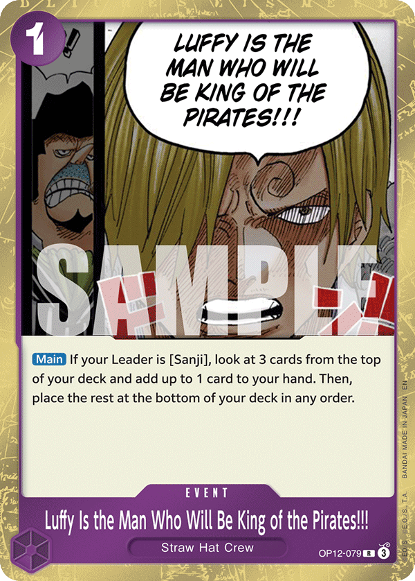 One Piece OP12 Legacy of the Master - Purple