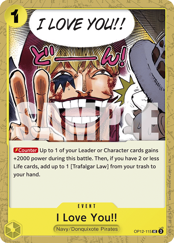 One Piece OP12 Legacy of the Master - Yellow