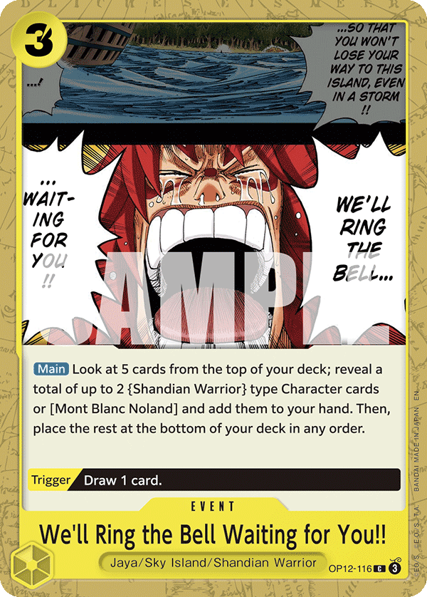 One Piece OP12 Legacy of the Master - Yellow