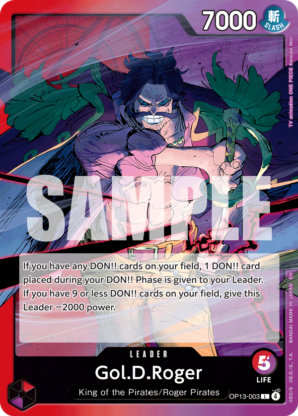 One Piece CARRYING ON HIS WILL- [OP-13] - Red