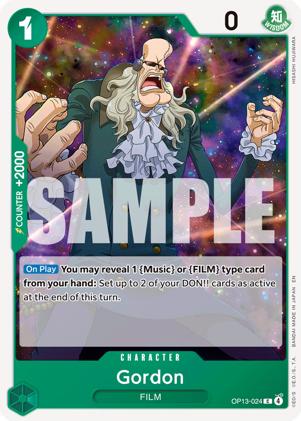 One Piece CARRYING ON HIS WILL- [OP-13] - Green