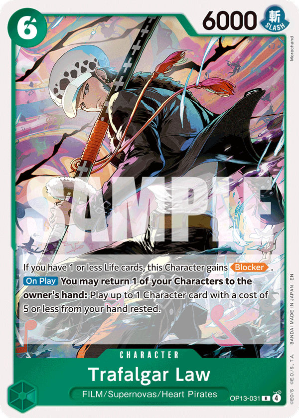 One Piece CARRYING ON HIS WILL- [OP-13] - Green