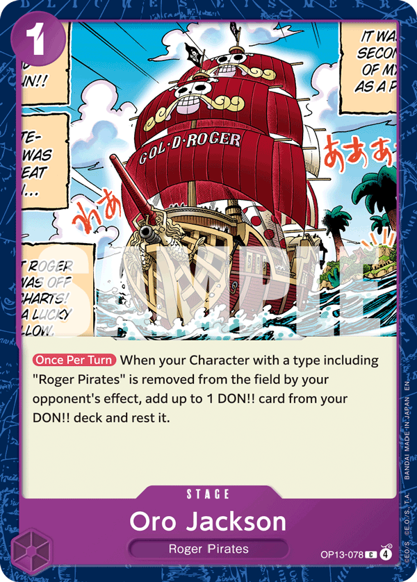 One Piece CARRYING ON HIS WILL- [OP-13] - Purple