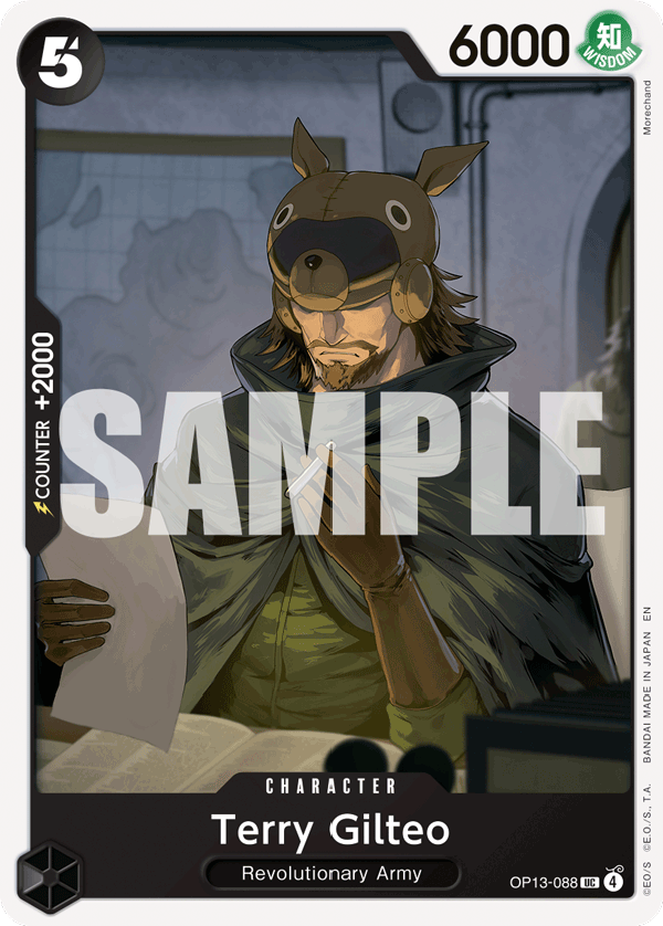 One Piece CARRYING ON HIS WILL- [OP-13] - Black