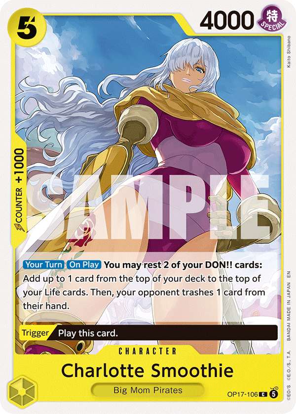 THE WORLDS STRONGEST WARRIORS- OP17 - Yellow