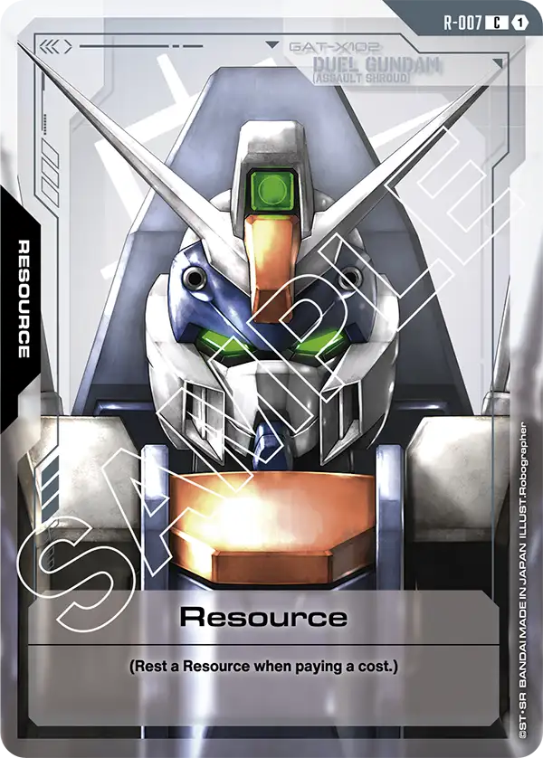 Gundam - Newtype Rising - Resource Tokens