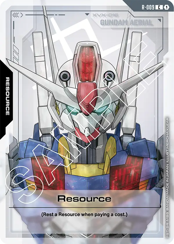 Gundam - Newtype Rising - Resource Tokens