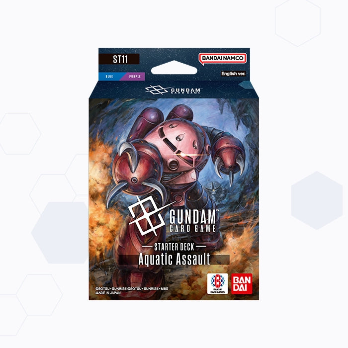 Gundam Card Game: Starter Deck – Aquatic Assault [ST11] (limit 1) (VIC only) (pre-order)