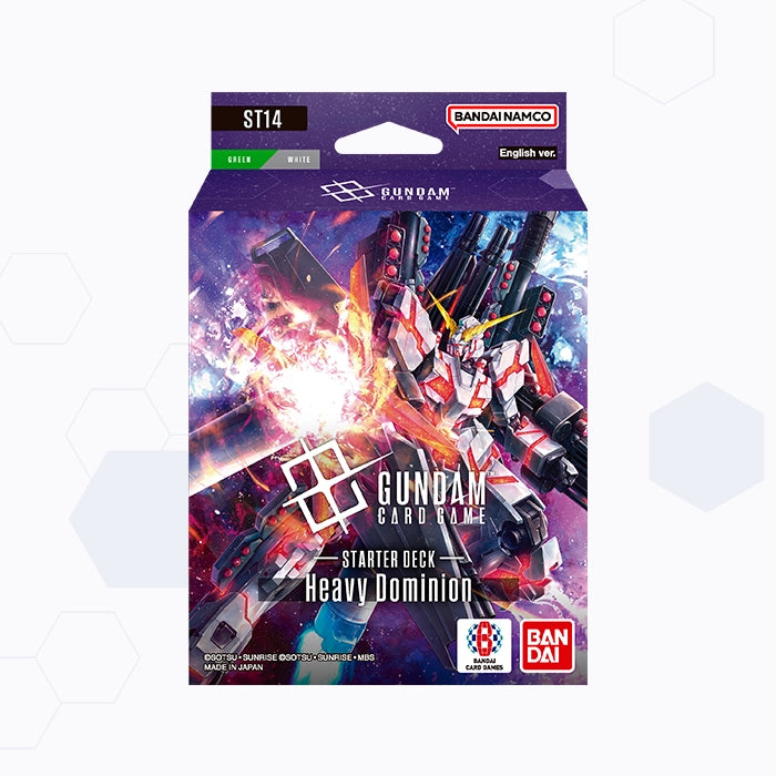 Gundam Card Game: Starter Deck – Heavy Dominion [ST14] (limit 1) (VIC only) (pre-order)
