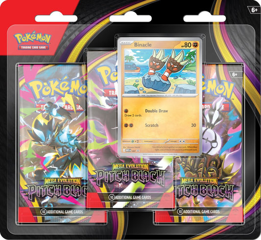 Pokémon TCG: Mega Evolution—Pitch Black Three-Booster Blister (pick up in store only)