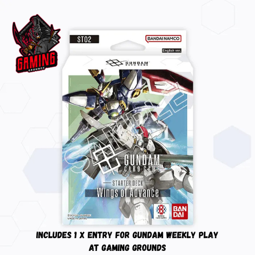Gundam Card Game - Wings of Advance Starter Deck [ST02] + Organised Play (pre-order)