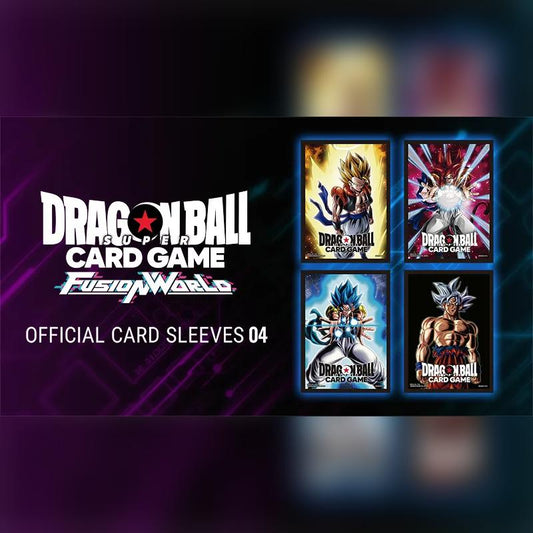 Dragon Ball Super Card Game: Fusion World – Official Card Sleeves Display v4
