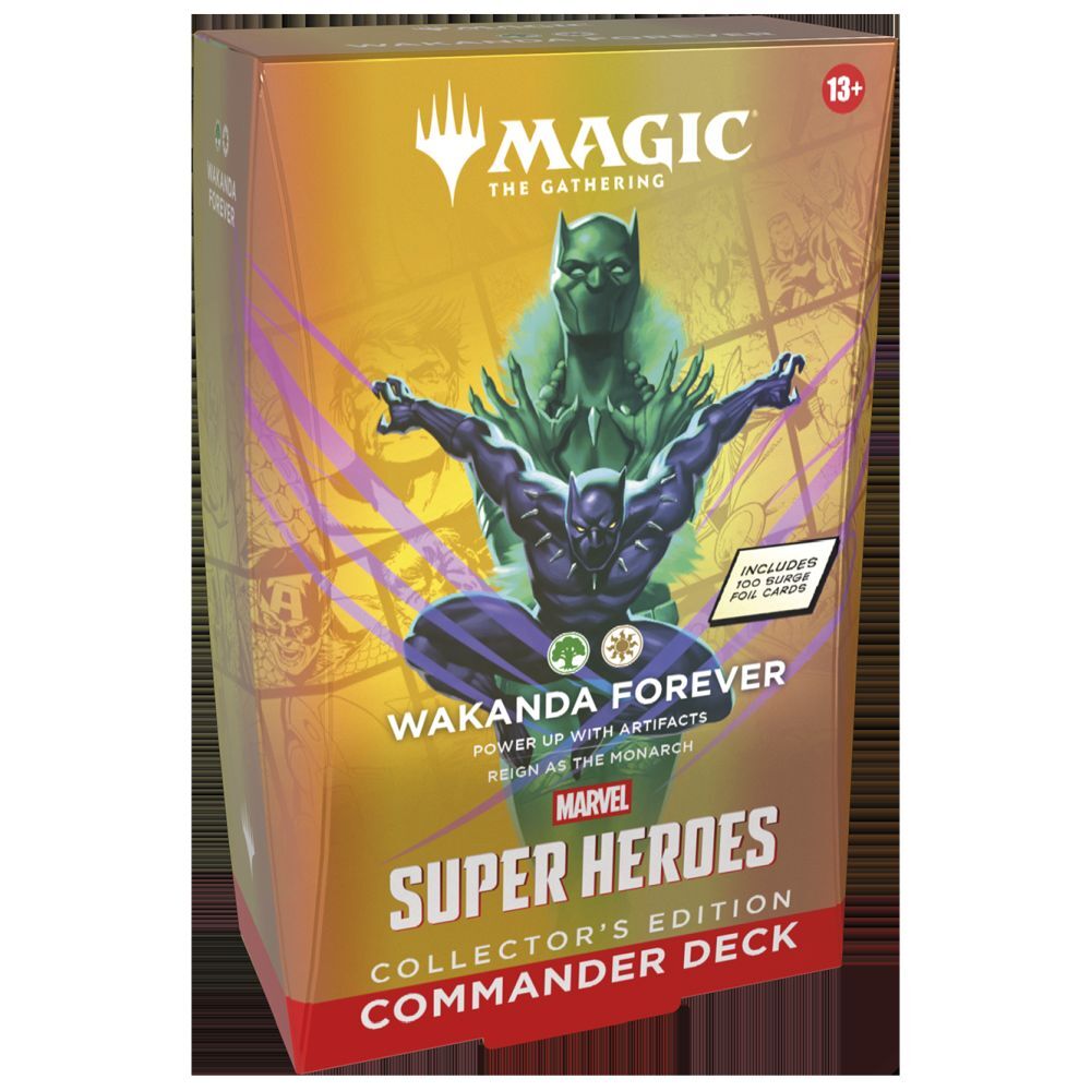 Magic Marvel Super Heroes - Collector Commander Deck Display (Set of 4 decks)