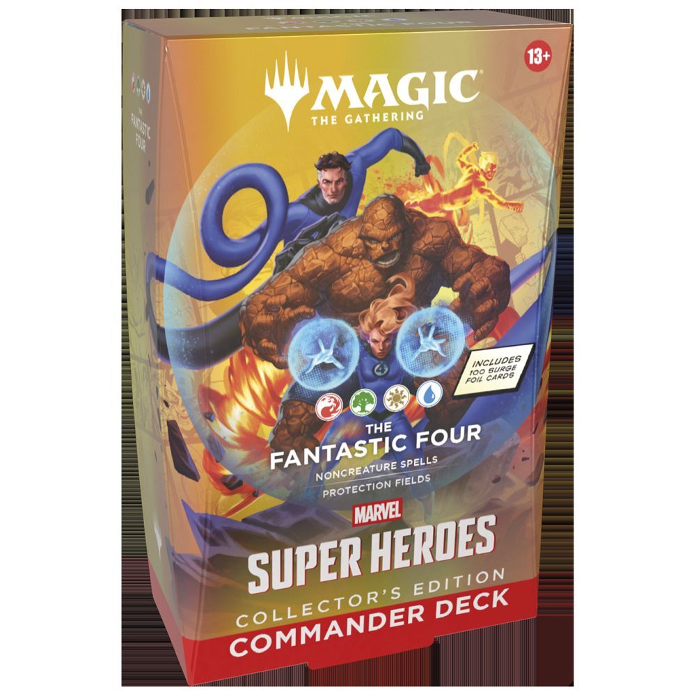 Magic Marvel Super Heroes - Collector Commander Deck Display (Set of 4 decks)