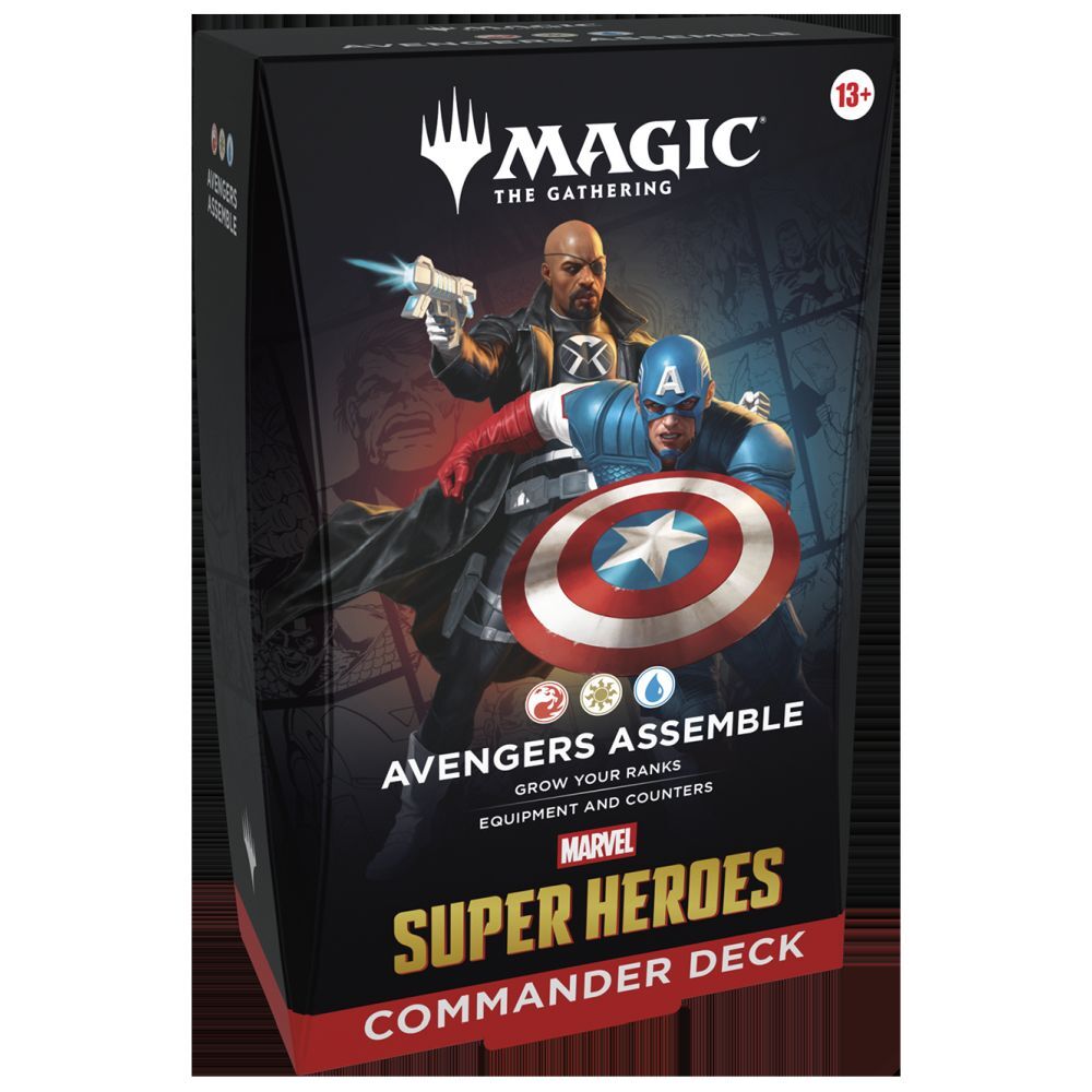Magic Marvel Super Heroes - Commander Deck Display (Set of 4 decks)