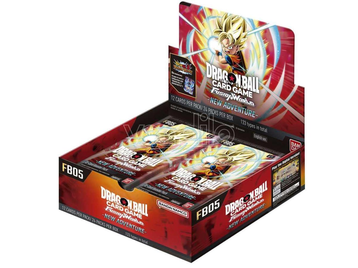 Dragon Ball Super Card Game: Fusion World – Booster Display – New Adventure [FB05]