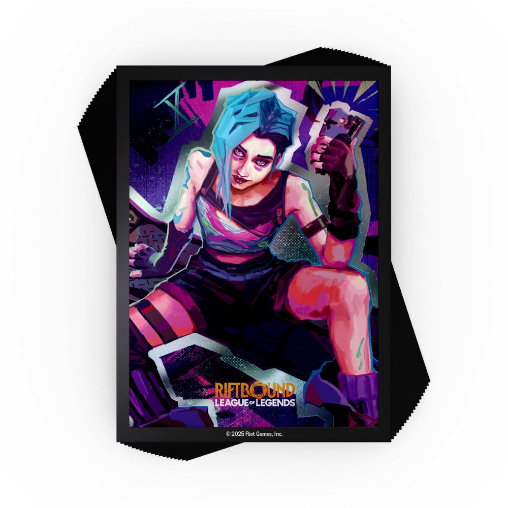 Riftbound: League of Legends TCG – Sleeves – Origins: Jinx – Gaming Grounds