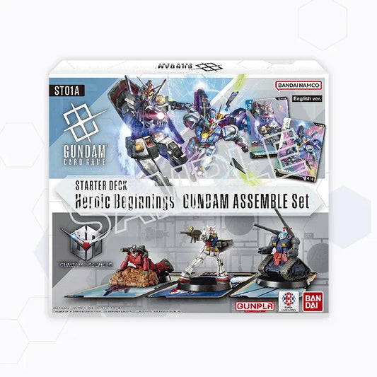 Gundam Card Game: Gundam Assemble Starter Set – Heroic Beginnings [ST01A] (pre-order)