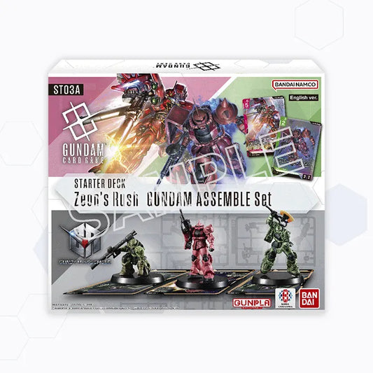 Gundam Card Game: Gundam Assemble Starter Set  – Zeon's Rush [ST03A] (pre-order)