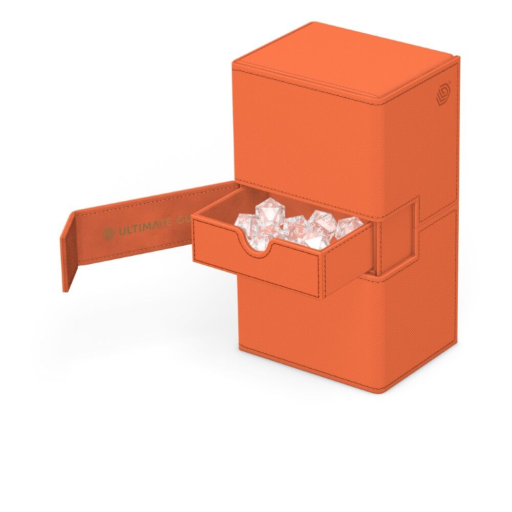 Ultimate Guard: Deck Box – XenoSkin Twin Flip'n'Tray Deck Case 200+ – 2025 Summer Edition: Peach
